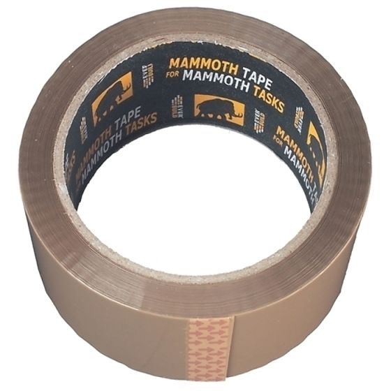 Retail/Labelled Packaging Tape Brown 48mm x 50m by Everbuild