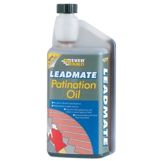 Lead Mate Patination Oil 1 Litre by Everbuild - PATOIL1
