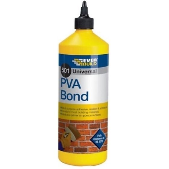 Universal PVA Bond 501 500ml by Everbuild - PVA05L