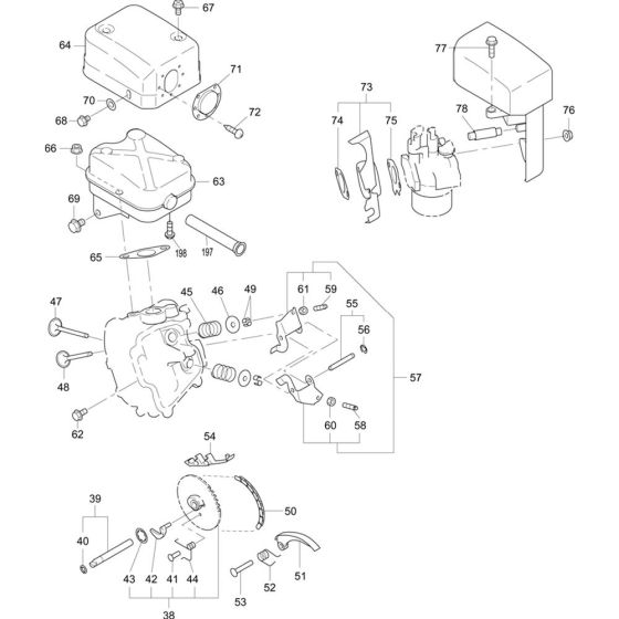 Exhaust Assembly for EX16