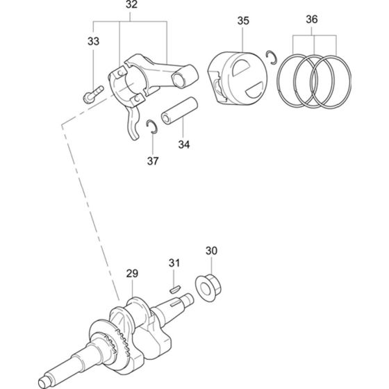 Crankshaft Assembly for Makita