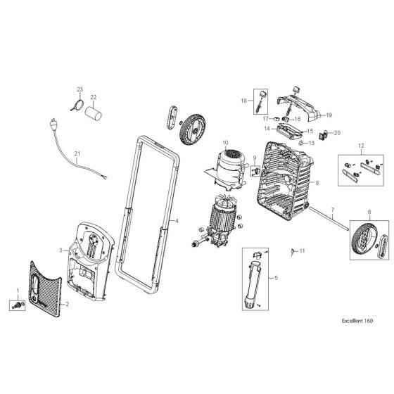Nilfisk EXCELLENT 160-10 Assembly