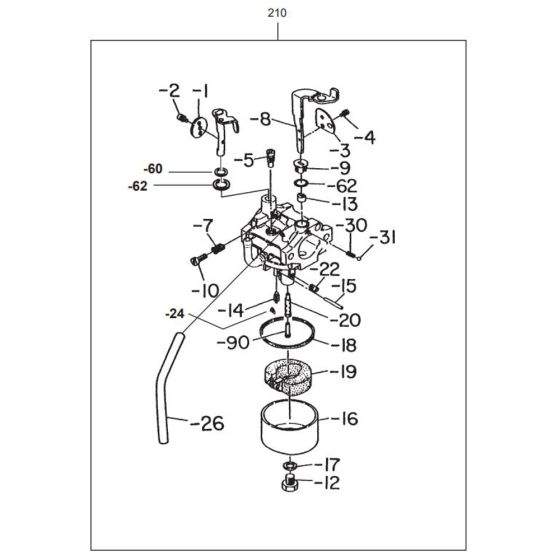 Carburettor for EY15 Engines