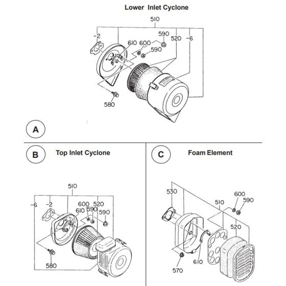 Intake & Exhaust Parts EY15