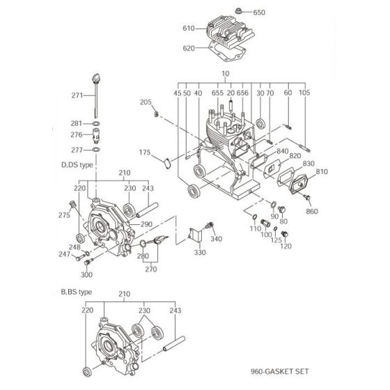 Crankcase Assembly EY40
