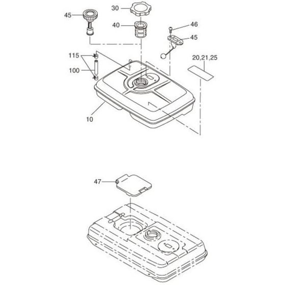 Fuel Lubricant Assembly