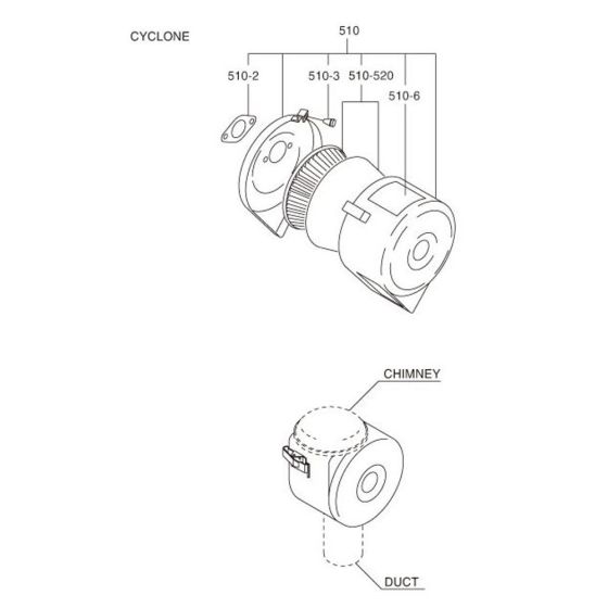 Intake Exhaust Assembly EY40