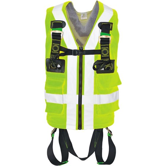 YELLOW HI VIS SAFETY HARNESS