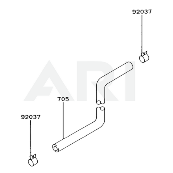 Fuel Tank & Valve for Kawasaki