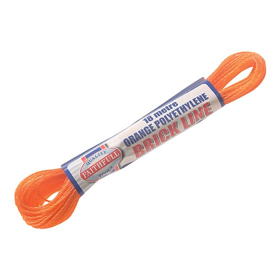 Orange Polyethylene Brick Lines