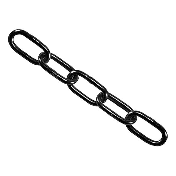 Black Japanned Chain 2.5mm x 2.5m - Max Load 50kg by Faithfull