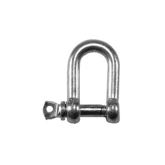 D Shackle Zinc Plated 6mm (Pack of 4) by Faithfull