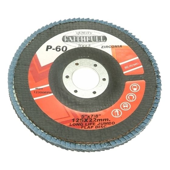 Flap Disc 127mm Coarse by Faithfull