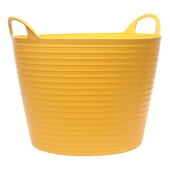 Heavy-Duty Polyethylene Flex Tub 42 Litres Yellow - Faithfull 