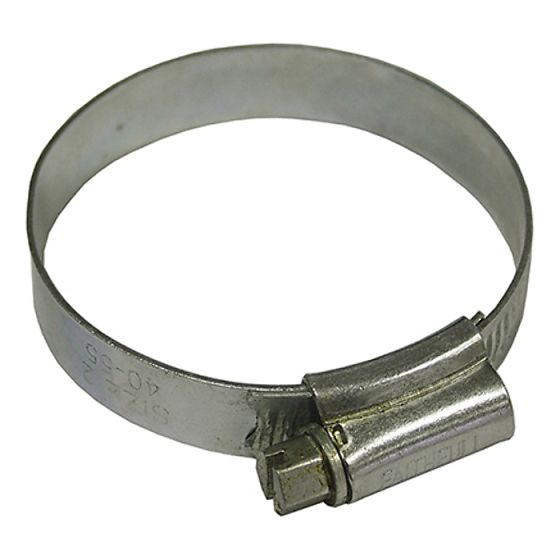 Size 2 Hose Clip - Zinc MSZP 40 - 55mm by Faithfull - LGA 12MM