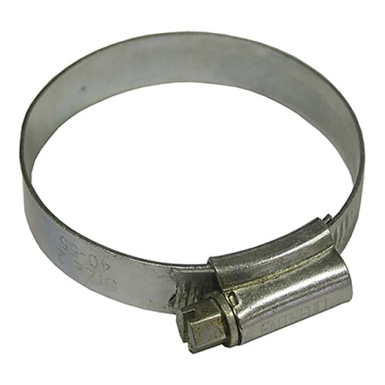 2X Stainless Steel Hose Clip 45 - 60mm by Faithfull - LDA 11.7MM
