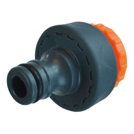 Tap Connector 1/2 & 3/4in Faithfull Garden Hose