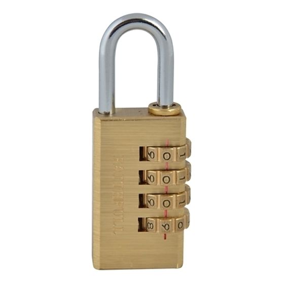 Brass Combination Padlock 28mm by Faithfull - NL11