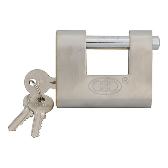Brass Shutter Padlock 80mm by Faithfull