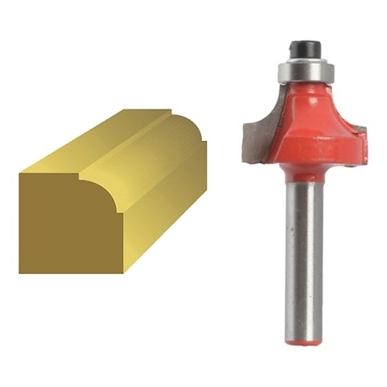 Router Bit TCT Ovolo 13.3mm 1/4in Shank by Faithfull