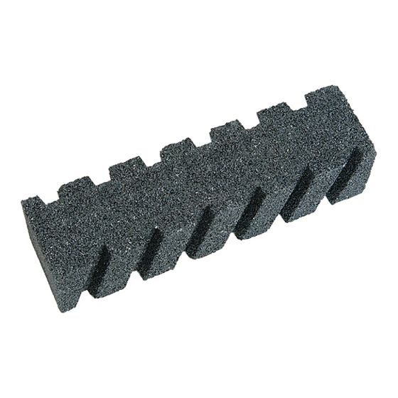 Rubbing Brick Fluted 200 x 50 x 50mm by Faithfull