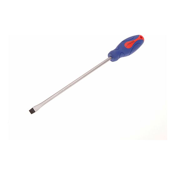 Soft-Grip Screwdriver Slotted Flared Tip 10mm x 250mm by Faithfull
