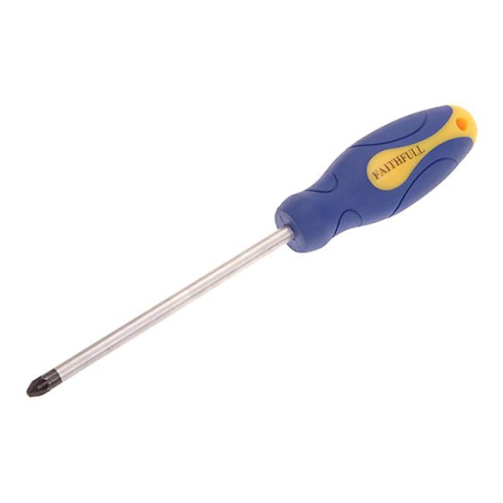 Soft-Grip Screwdriver Pozidriv Tip PZ3 x 150mm by Faithfull
