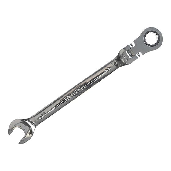 Ratchet Combination Spanner Flex Head CV 10mm by Faithfull - SJW6110