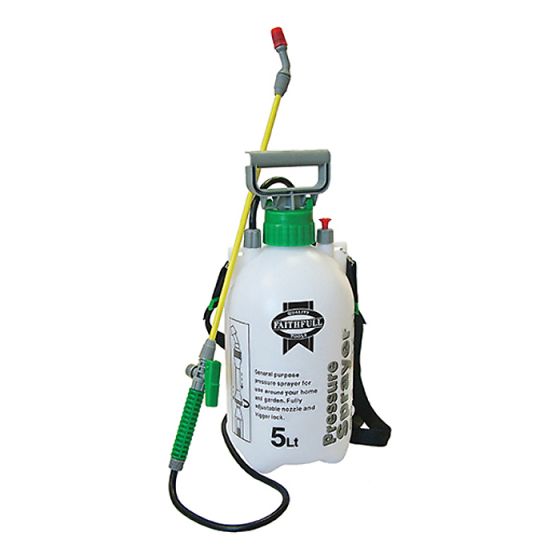 Pressure Sprayer 5 Litre for Garden Use by Faithfull