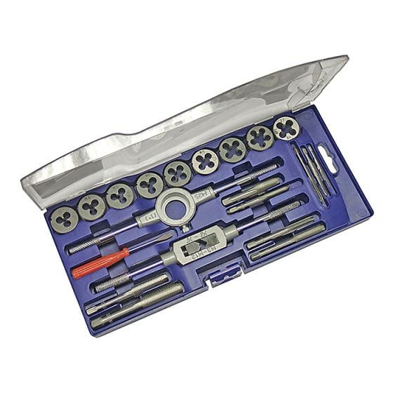 Metric Tap & Die Set of 21 Carbon Steel by Faithfull