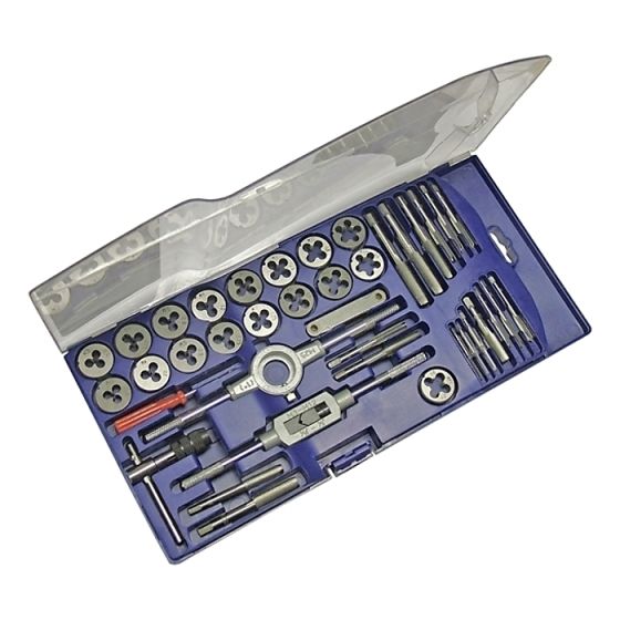 Metric Tap & Die Set of 39 Carbon Steel by Faithfull