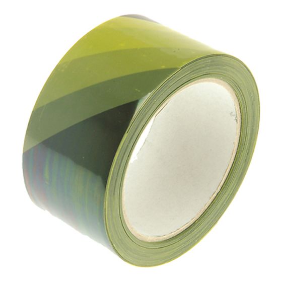 Hazard Warning Safety Tape 50mm x 33m Black & Yellow by Faithfull