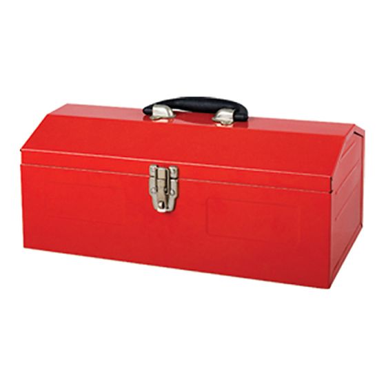 Metal Barn Toolbox 484 x 154 x 165mm by Faithfull - TBH102B