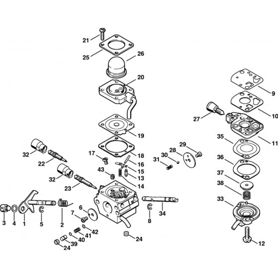 Carburetor C1Q-S88 Assembly
