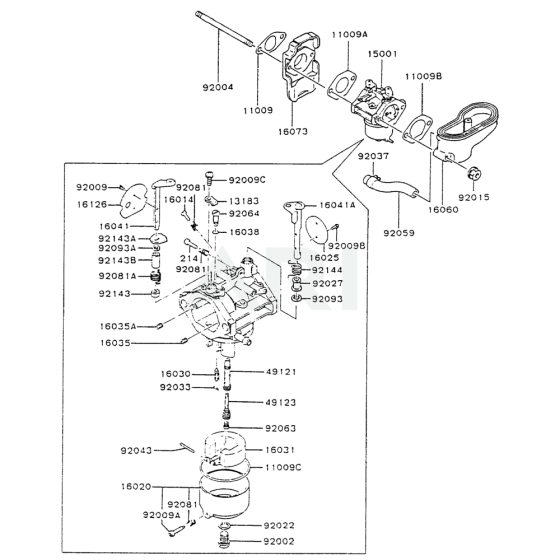 Kawasaki FC290V Carburetor