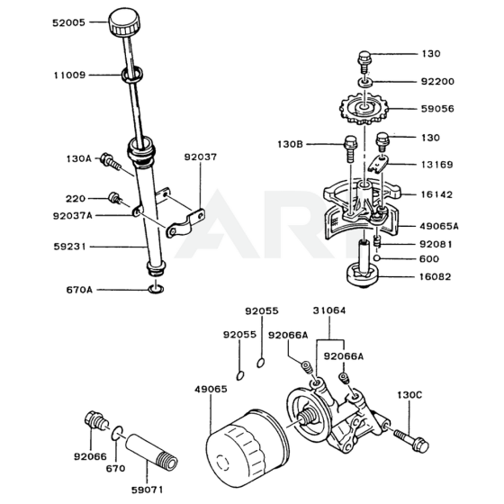 Lubrication Equipment for Kawasaki