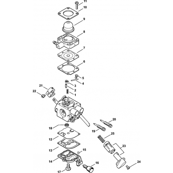 Carburetor C1M-S267 Assembly