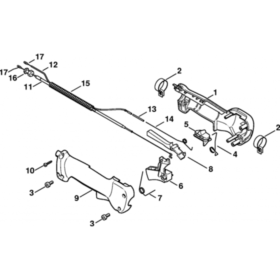 Handle Assembly for Stihl FC 73
