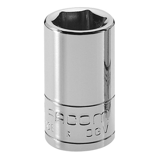 Hexagon R.13 Socket 1/4in Drive 13mm by Facom - R.13