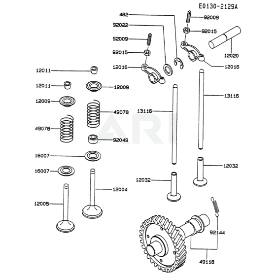 Valve/Camshaft for FE290D