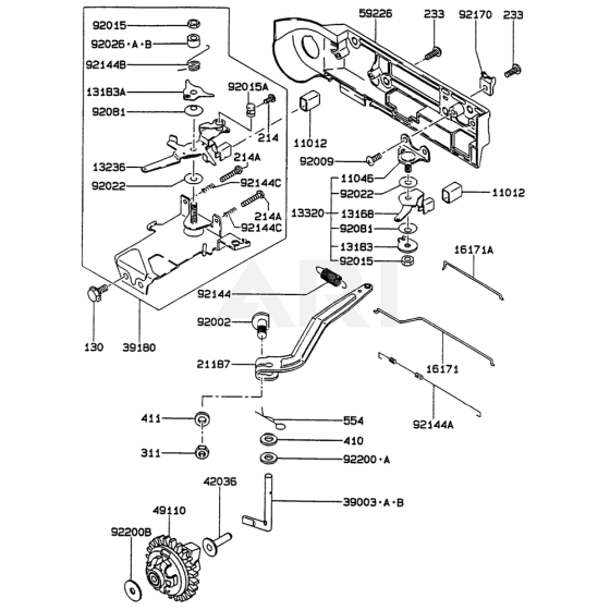 Kawasaki FE290D Control Equipment