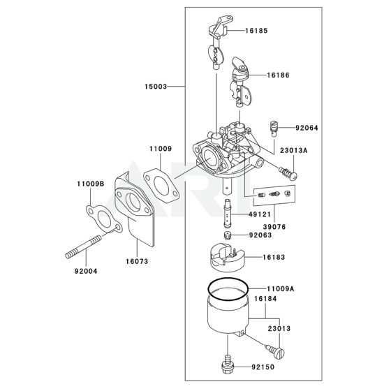 Carburettor for FE400D