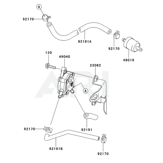 Fuel Tank & Valve for FH480V