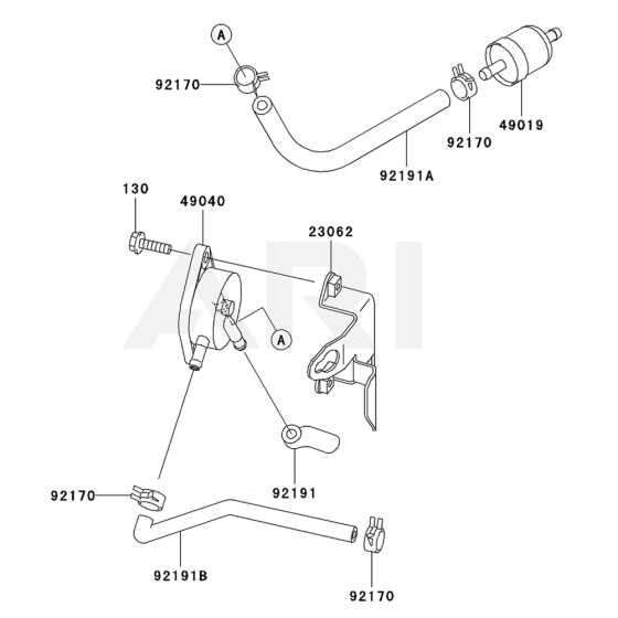Fuel Tank & Valve for FH531V