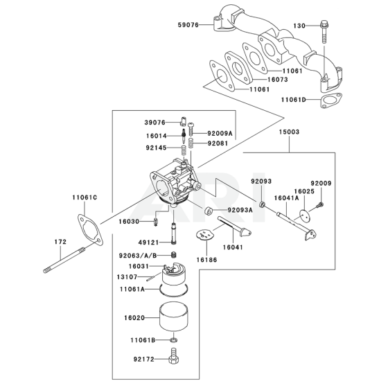 Carburetor for Kawasaki FH541V