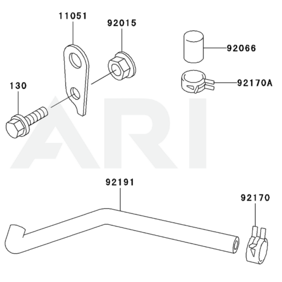 Fuel Tank & Valve for FH541V
