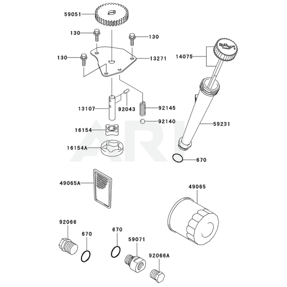 Lubrication Equipment for Kawasaki