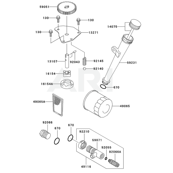 Lubrication Equipment for FH580V