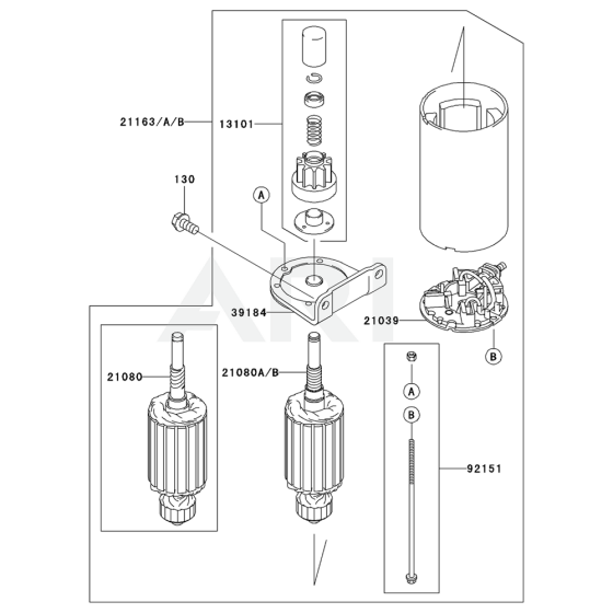 Starter for Kawasaki FH661V