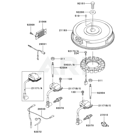 Electric Equipment for Kawasaki